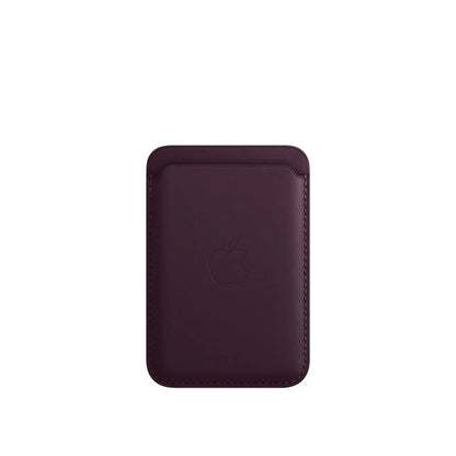 Porta-Carte Magnetico in Pelle per iPhone 12 a 17 & Samsung S24/S25