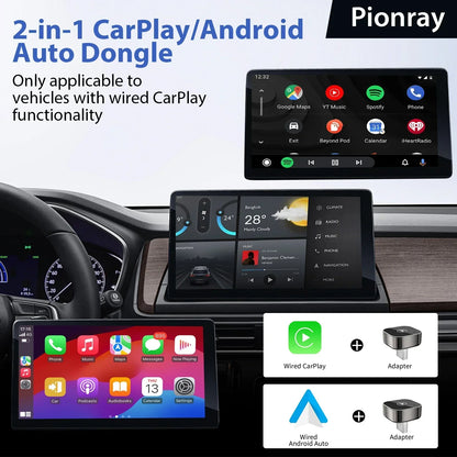 Box CarPlay & Android Auto Wireless – Compatibile con il 99% delle Auto con CarPlay Cablato