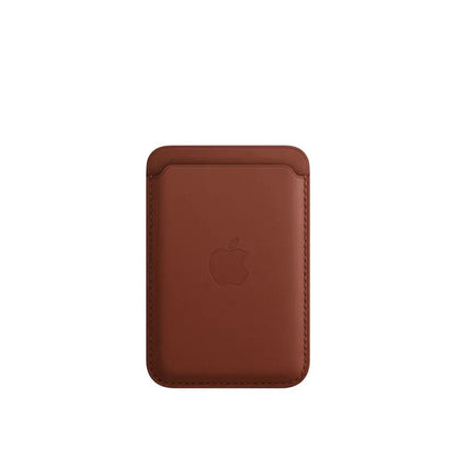 Porta-Carte Magnetico in Pelle per iPhone 12 a 17 & Samsung S24/S25